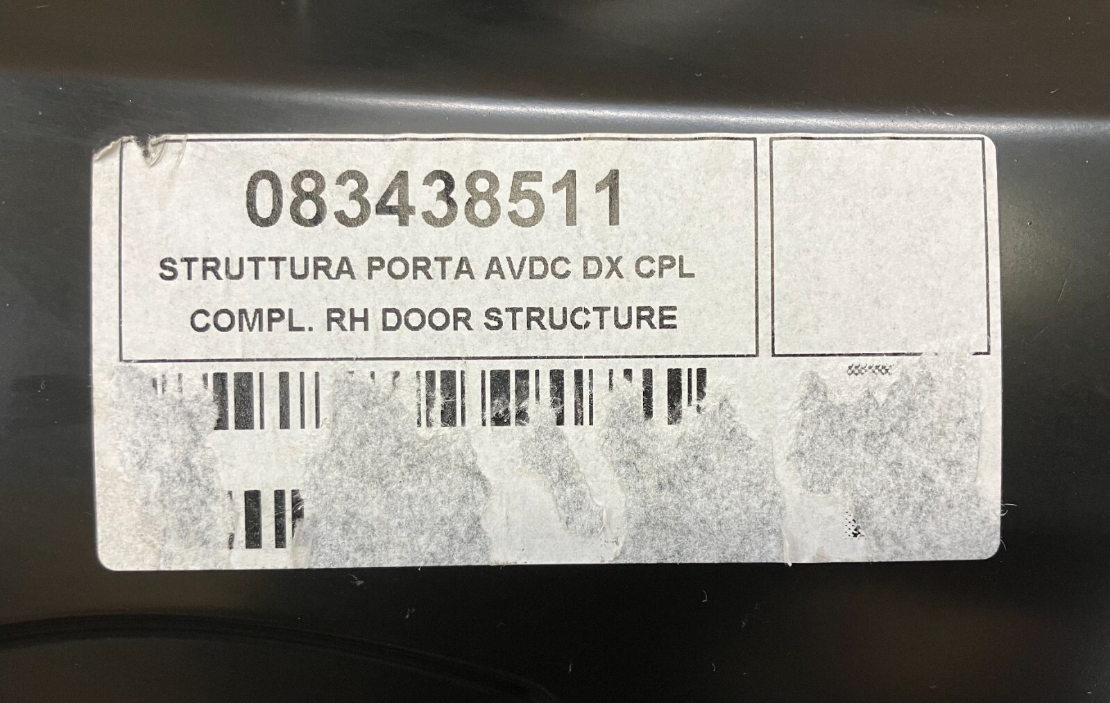 FERRARI 458 CHALLENGE RIGHT (PASSENGER) SIDE DOOR