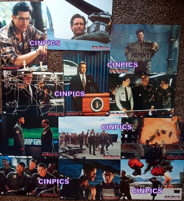 ''INDEPENDENCE DAY''12 EXCELLENT COLOR 11.5X8.25S-WILL SMITH,JEFF GOLDBLUM,PULLMAN
