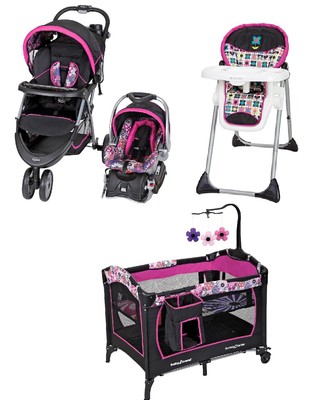 purple stroller carseat combo