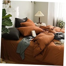 Duvet Cover Size Fall Duvet Cover Set 3 Pieces Soft Microfiber Queen Pumpkin