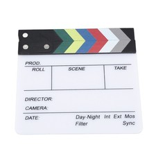 20x19.5cm Film Clap Board Director Filming Clapper Board Clapboard Photo WT