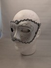 Silver Masquerade Mask Venetian Style Costume Ball Party Mardi Gras Halloween