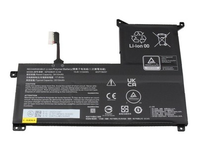 NP50BAT-4-54 Clevo Akku 54Wh