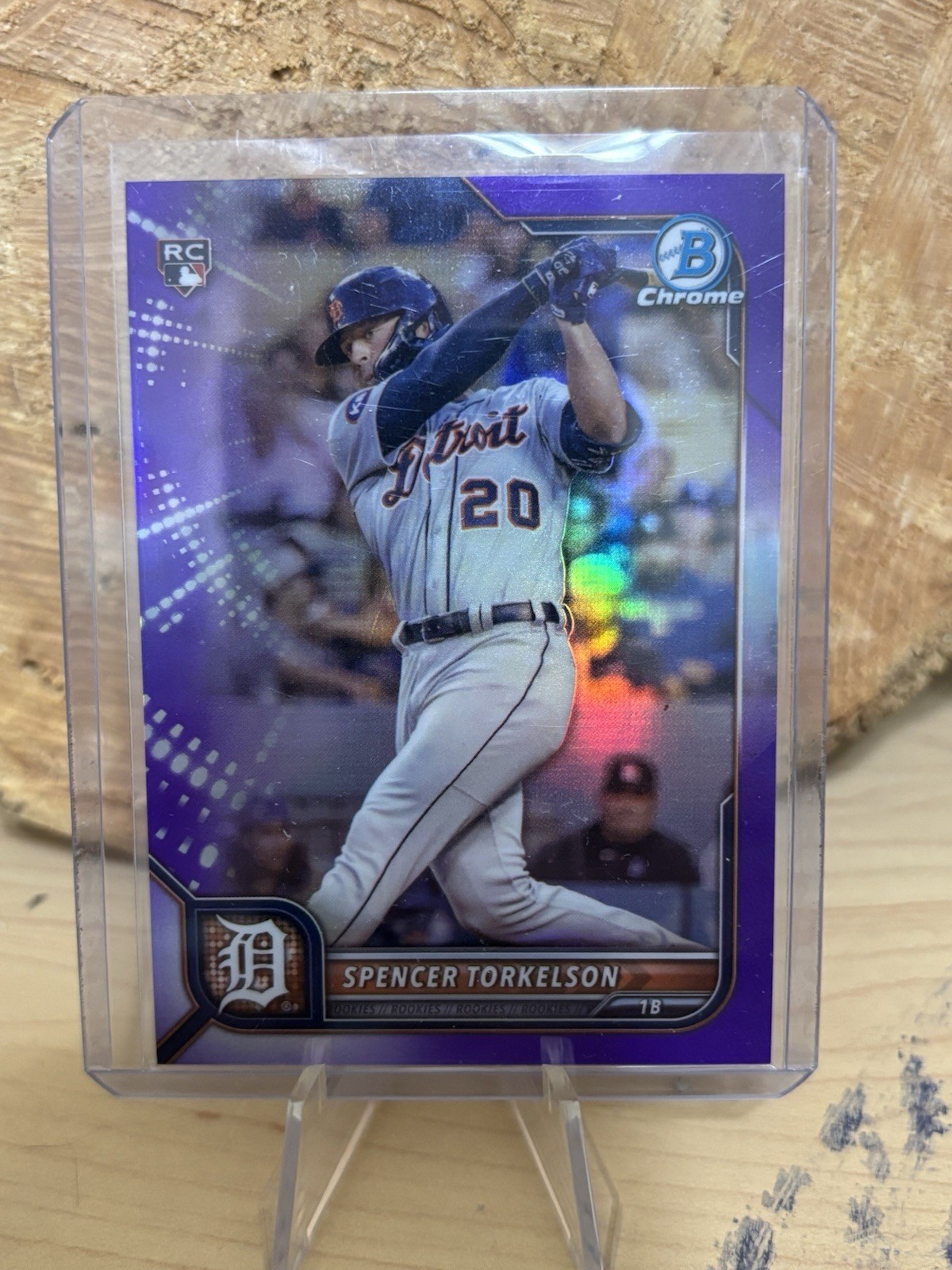 2022 Bowman Chrome - Spencer Torkelson #53 Purple Refractor /250 (RC)