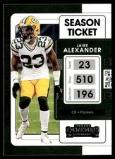 2021 Panini Contenders Ticket Jaire Alexander Green Bay Packers #37