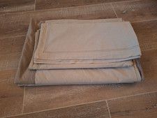 Bettwäsche 4tlg 135x200 Ikea Baumwolle beige/grau taupe hochwertig 