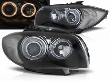 Angel Eyes Scheinwerfer Set für BMW 1er E87/E81/E82/E88 2004-2011 schwarz