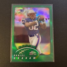 2002 Topps Chrome Daniel Graham  No. 194 Rookie Card New England Patriots. rookie card picture