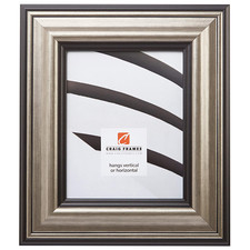 Craig Frames Sonora Aged Silver And Black Picture Frame 20 By 30-Inch