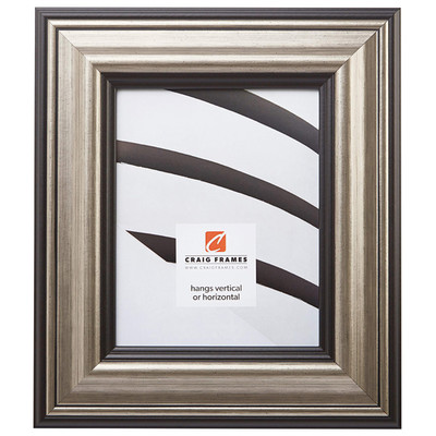 Craig Frames Sonora Aged Silver And Black Picture Frame 20 By 30-Inch
