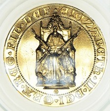 1989 TUDOR ROSE £5 GOLD SOVEREIGN MS66
