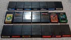 Lot of 30 Intelliviison Games, Frogger, Pitfall!, Burgertime and More!