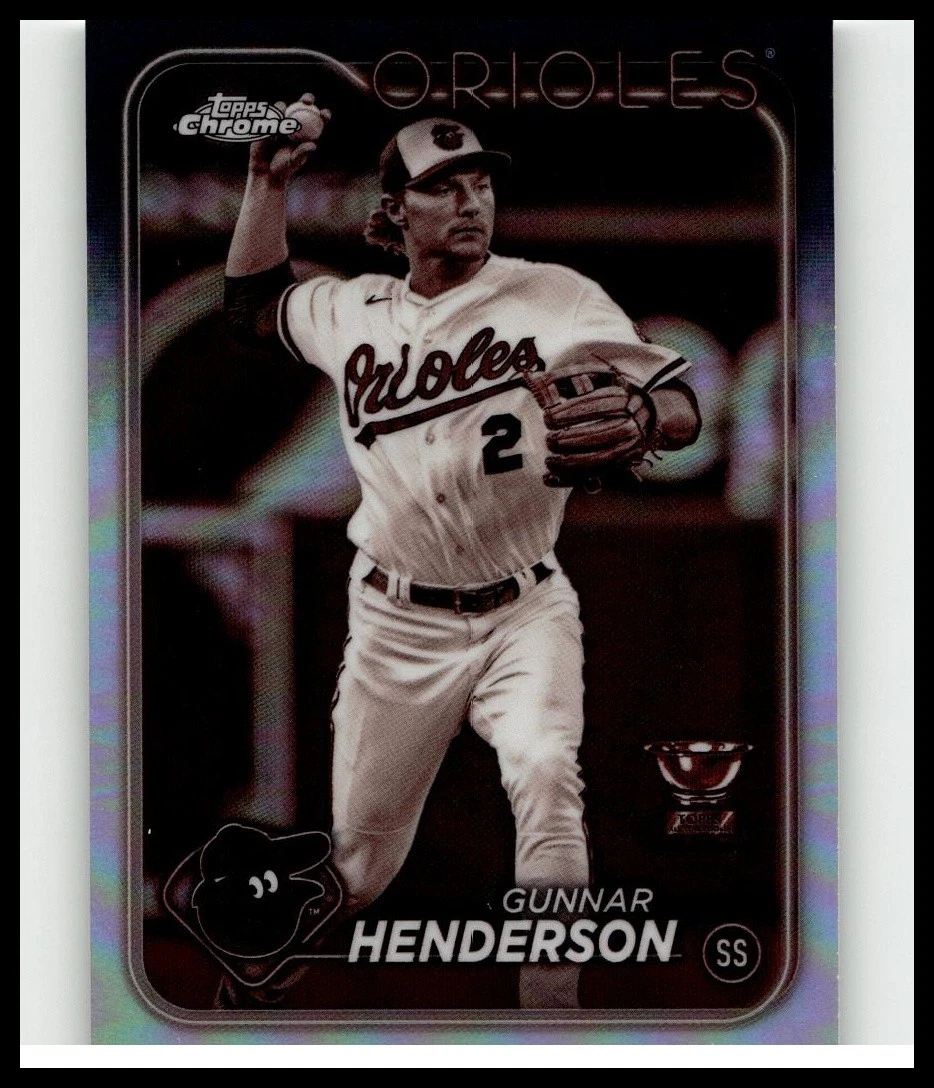 2024 Topps Chrome #36 Gunnar Henderson Sepia Refractors