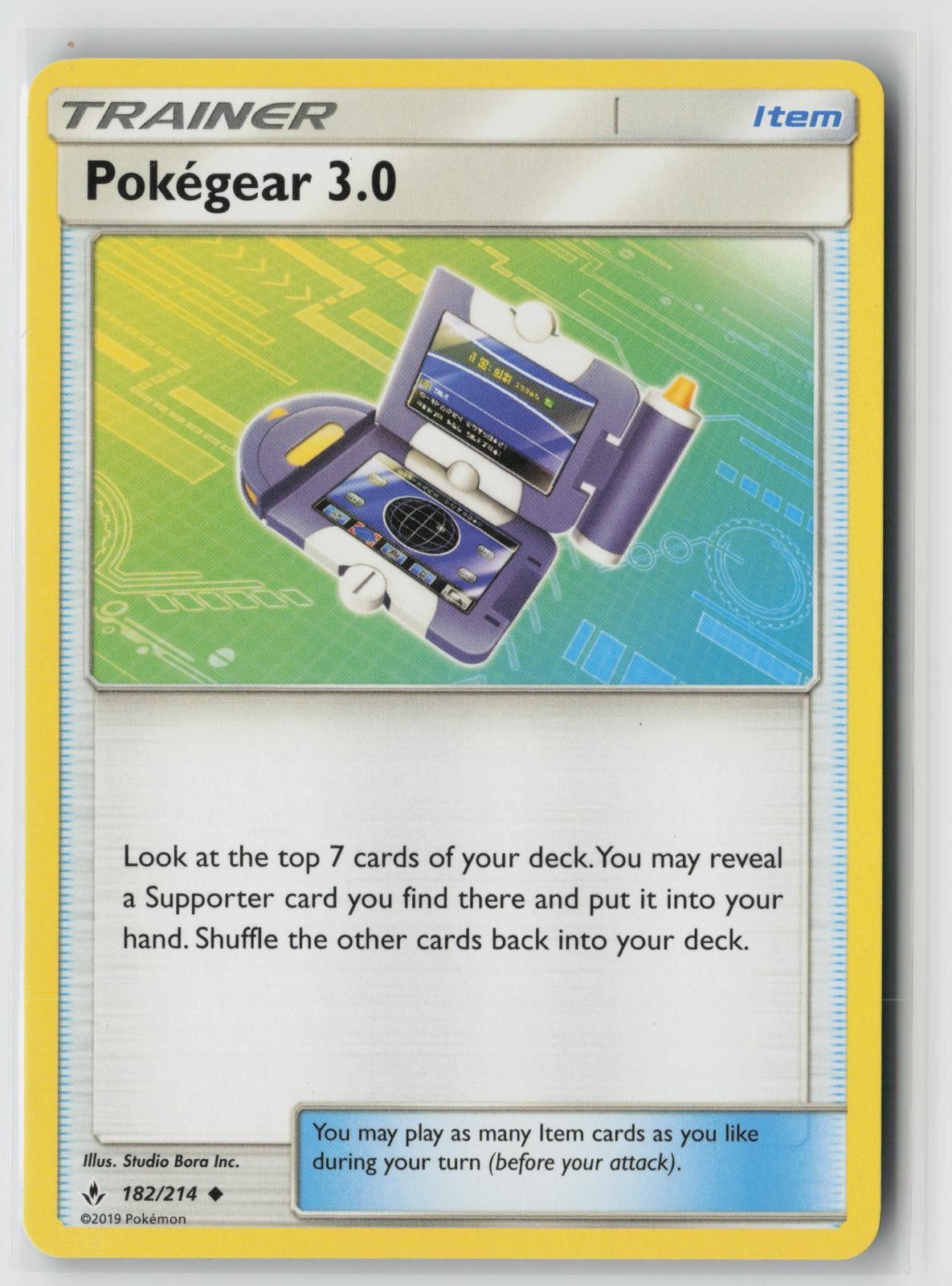 Pokegear 3.0 182/214 Uncommon Unbroken Bonds Pokemon Near Mint