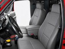 Ford Ranger 2006-2009 Charcoal S.leather Custom Fit Front Seat Console Covers Ford Ranger 2006-2009 Charcoal S.leather Custom Fit Front Seat Console Covers