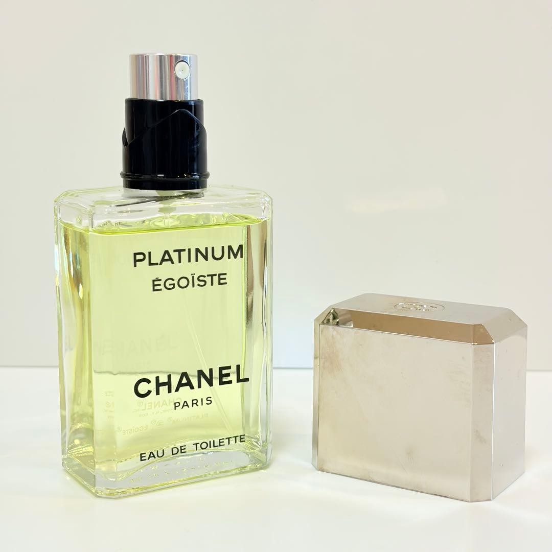 Rare CHANEL Egoiste Platinum Pour Homme spray 100ml w/BOX vintage