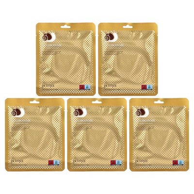 Gold & Snail Hydrogel Beauty Mask Pack, 5 Sheets, 1.05 oz (30 g) Each
