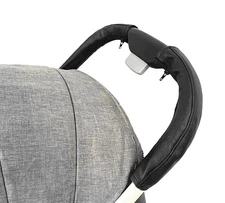 MINILUJIA Soft Smooth Leather Handlebar Sleeve Protect Case for Baby Stroller