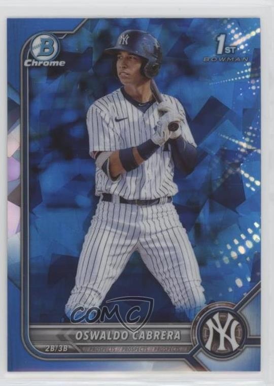 2022 Bowman Sapphire Edition Chrome Prospects Oswaldo Cabrera #BCP-17 0y97