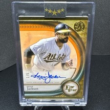 2025 Topps Five Star Autographs Hard Signed #1/5 Reggie Jackson Athletics MLB