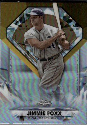 Jimmie Foxx 2022 Topps Chrome Update Diamond Greats Athletics #DGC-68