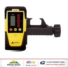 Universal Rotary Laser Receiver with Dual Display and Built-In Bubble Level