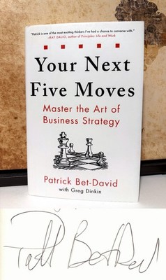 Your Next Five Moves HAND SIGNED by Patrick Bet-David! PBD Podcast! Autograph!