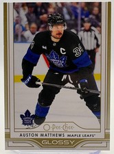 2025-26 Upper Deck Series 1 Auston Matthews Gold Glossy Maple Leafs OG-25
