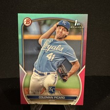 2023 Bowman Draft-Coleman Picard #BD-161-Aqua Pink #129/199
