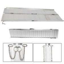 6FT Aluminum Wheelchair Ramp Fold Portable Mobility Suitcase Threshold 600 lbs