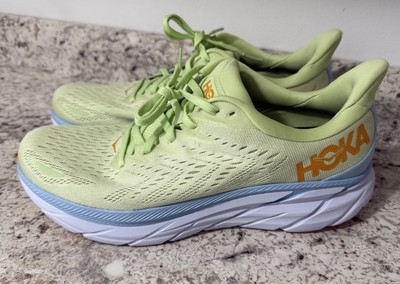 Hoka Clifton 8 Sneakers Mens Size 11D Shoes 119393 Yellow BSSNG