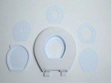 Toilet Seat With Cat Seat Training Kit Round 
