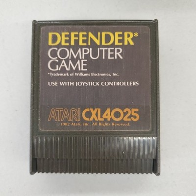 VINTAGE 1982 ATARI 400 DEFENDER COMPUTER GAME CXL4025 VIDEO GAME