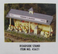 NEW Plasticville/ Bachman ROADSIDE STAND 45621 KIT/ O SCALE TRAIN LAYOUT
