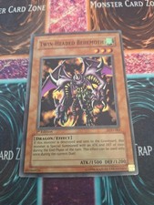 Yugioh Twin-Headed Behemoth LOD-063 Super Rare 1st Edition LP/MP