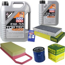 INSPEKTIONSKIT FILTER LIQUI MOLY ÖL 6L 5W-30 für Peugeot 407 SW 6E_ 3.0 6D_
