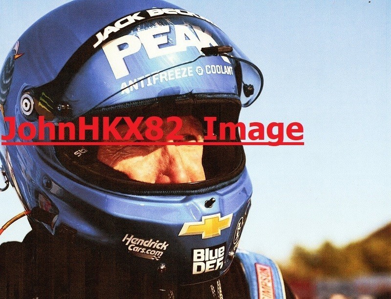 NHRA's Jack Beckman Filling-In for John Force In the PEAK Helmet and attire.