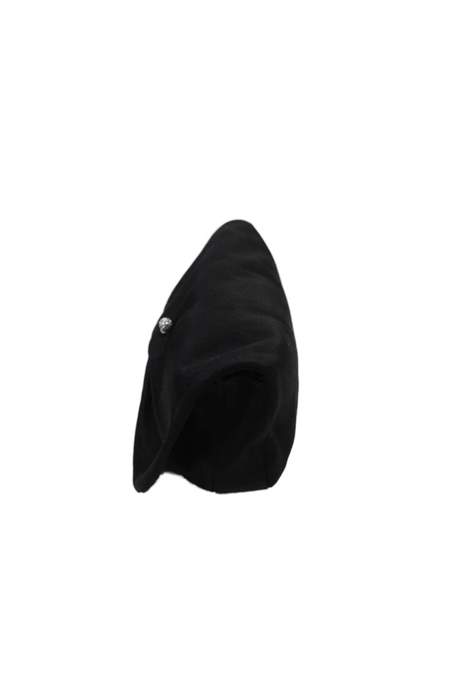 Bolso sin asas Stuart Weitzman para mujer adornado con cristal satinado negro talla S Foto 2 de 4