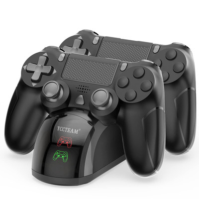 P4 Controller Charger Dock Station, 1.8 Hrs Fast Charging for Black 