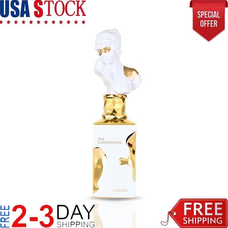 Lattafa Her Confession by Lattafa Perfumes 3.4 Oz EDP Spray for Women New in Box