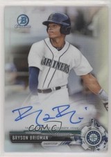 2017 Bowman Chrome Prospect Auto Refractor /499 Bryson Brigman #CPA-BB Auto no9