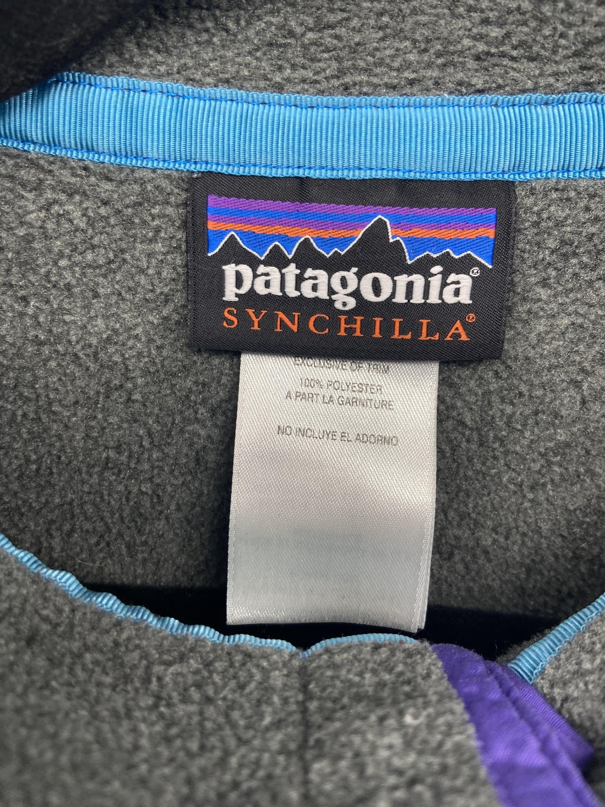 Patagonia Synchilla Jacket Womens Medium Gray Fleece Snap-T Pullover Outdoor thumbnail 4