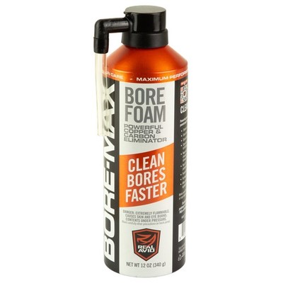 Real Avid Bore Max Bore Foam Aerosol Solvent Copper Carbon Remover 12 oz