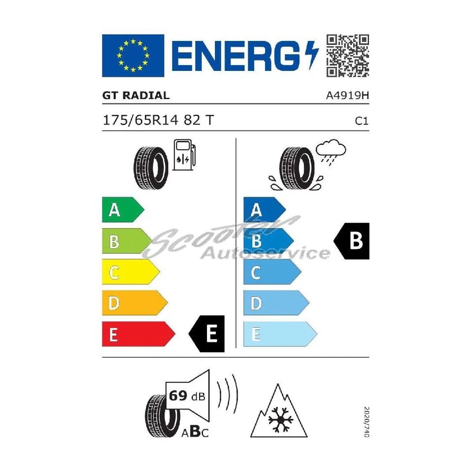 1x 175/65 R 14 82T Winter-Reifen GT Radial WinterPro 2 3PMSF | 68334 - Bild 2 von 4