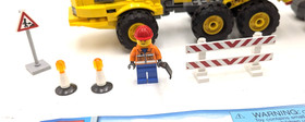 LEGO City Construction set 7631 Dump Truck 100% Complete with Minifig & Manual