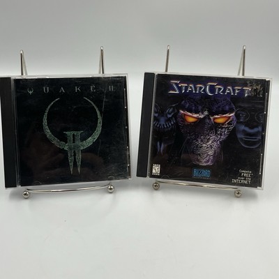 Quake II 2 PC CD-ROM Activision 1997 & Star Craft Blizzard ENT. 1998 Lot of 2