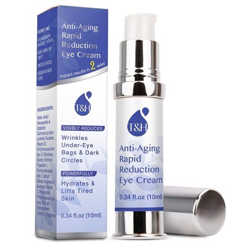 Anti-Aging Rapid Reduction Under-Eye Cream, Visibly and Instantly Reduces Wri...