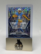 2025 Panini Phoenix Tre Harris #160 Silver Lazer Parallel Chargers RC/Auto