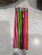 Lot Of 8 Staples Neon Colored Pencils No 2