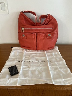 NWT Marc by Marc Jacobs Totally Turnlock Farida Neo-Vintage Hobo Bag - Saffron